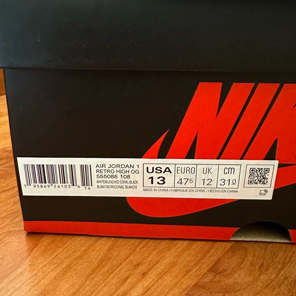 Air Jordan 1 Hi OG “Stage Haze”-SZ13 - Picture 5 of 7